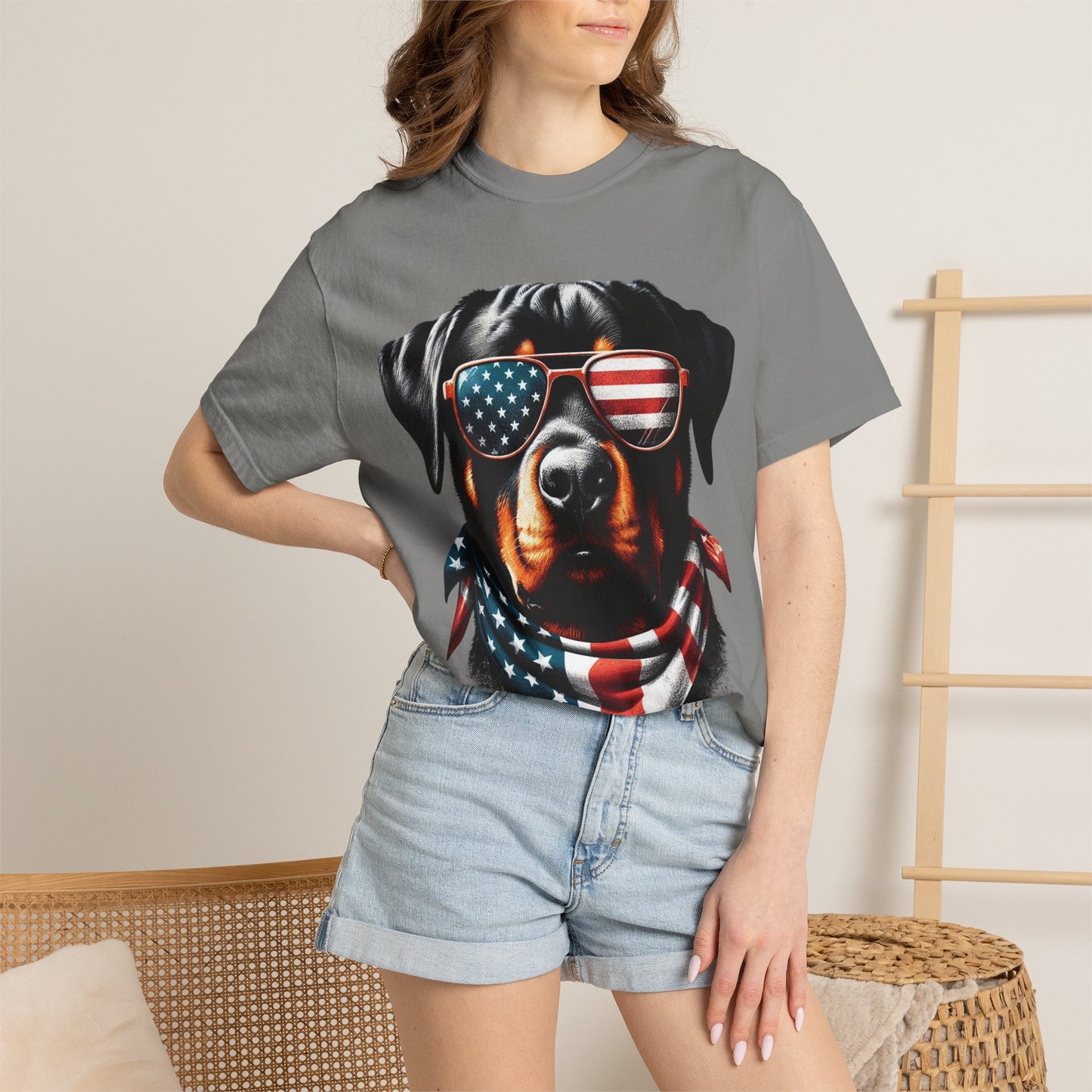 4th of July Dog Breed Shirt T-shirt | Patriotic American Flag Dog Tee