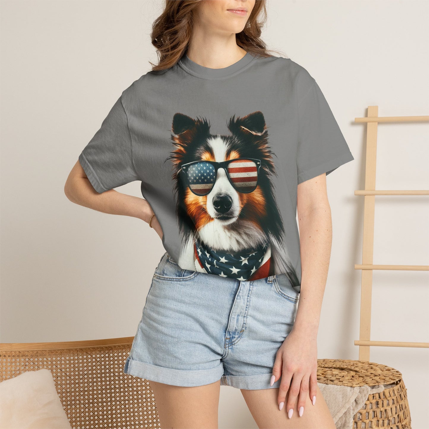 4th of July Dog Breed Shirt T-shirt | Patriotic American Flag Dog Tee