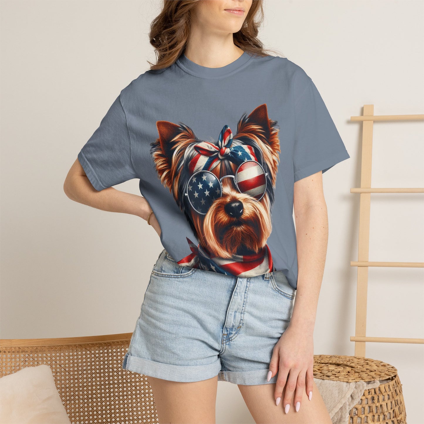4th of July Dog Breed Shirt T-shirt | Patriotic American Flag Dog Tee