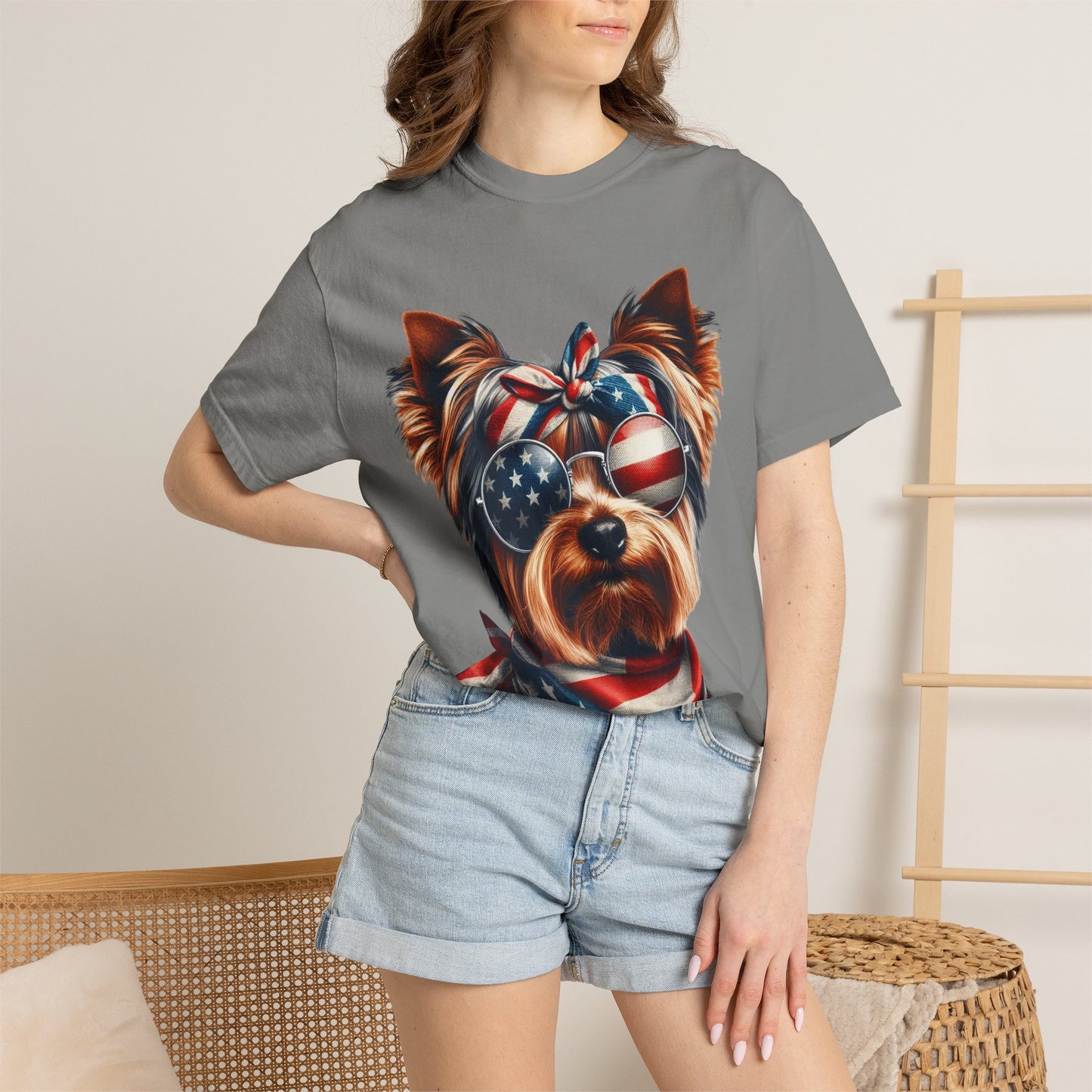 4th of July Dog Breed Shirt T-shirt | Patriotic American Flag Dog Tee