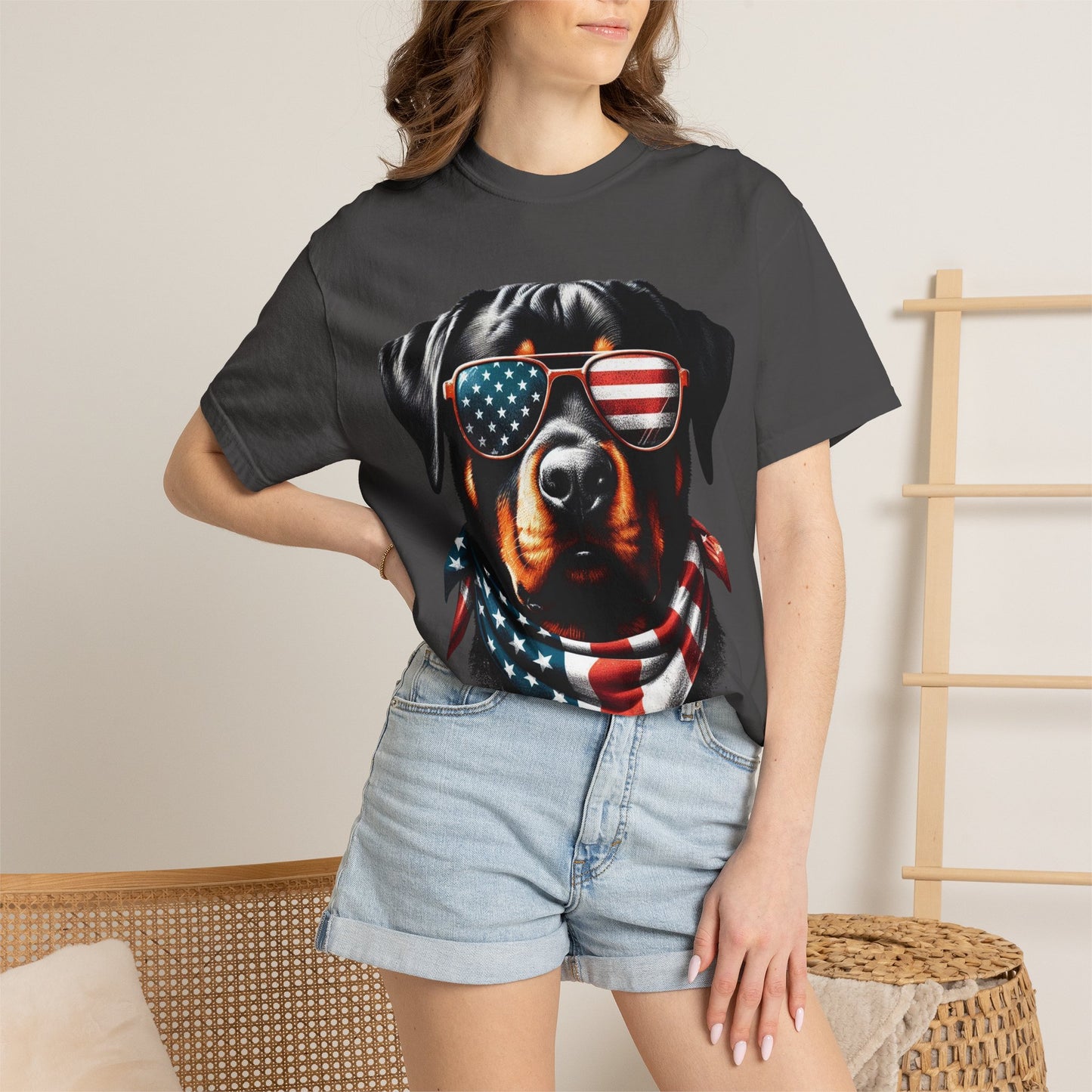 4th of July Dog Breed Shirt T-shirt | Patriotic American Flag Dog Tee