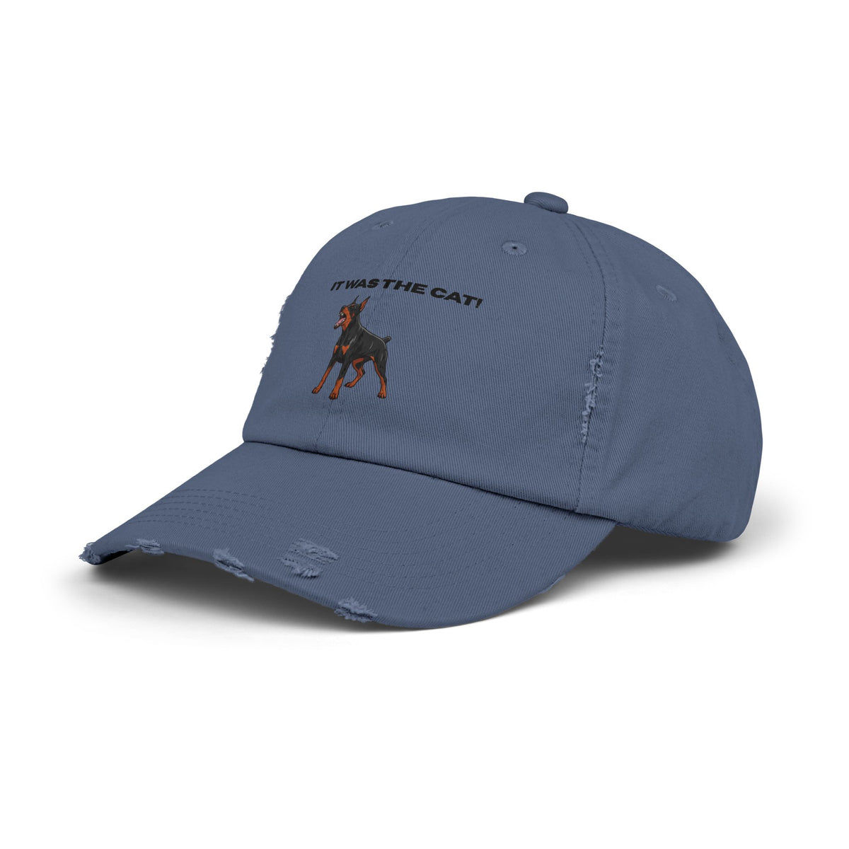 It was the Cat! | Distressed Baseball Hat