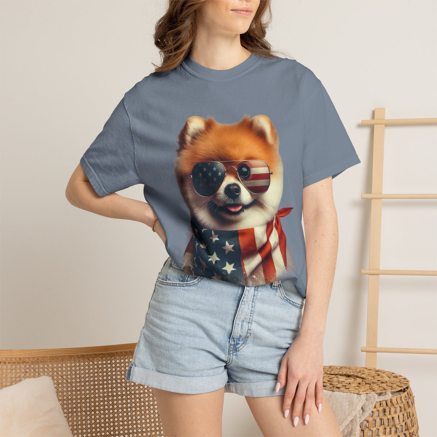 4th of July Dog Breed Shirt T-shirt | Patriotic American Flag Dog Tee