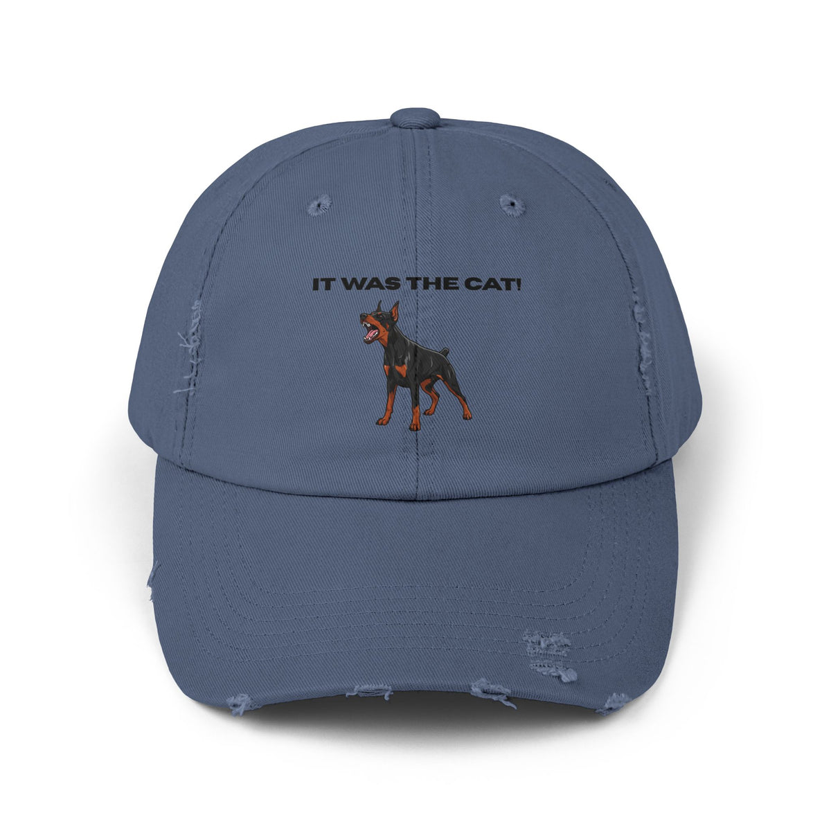 It was the Cat! | Distressed Baseball Hat