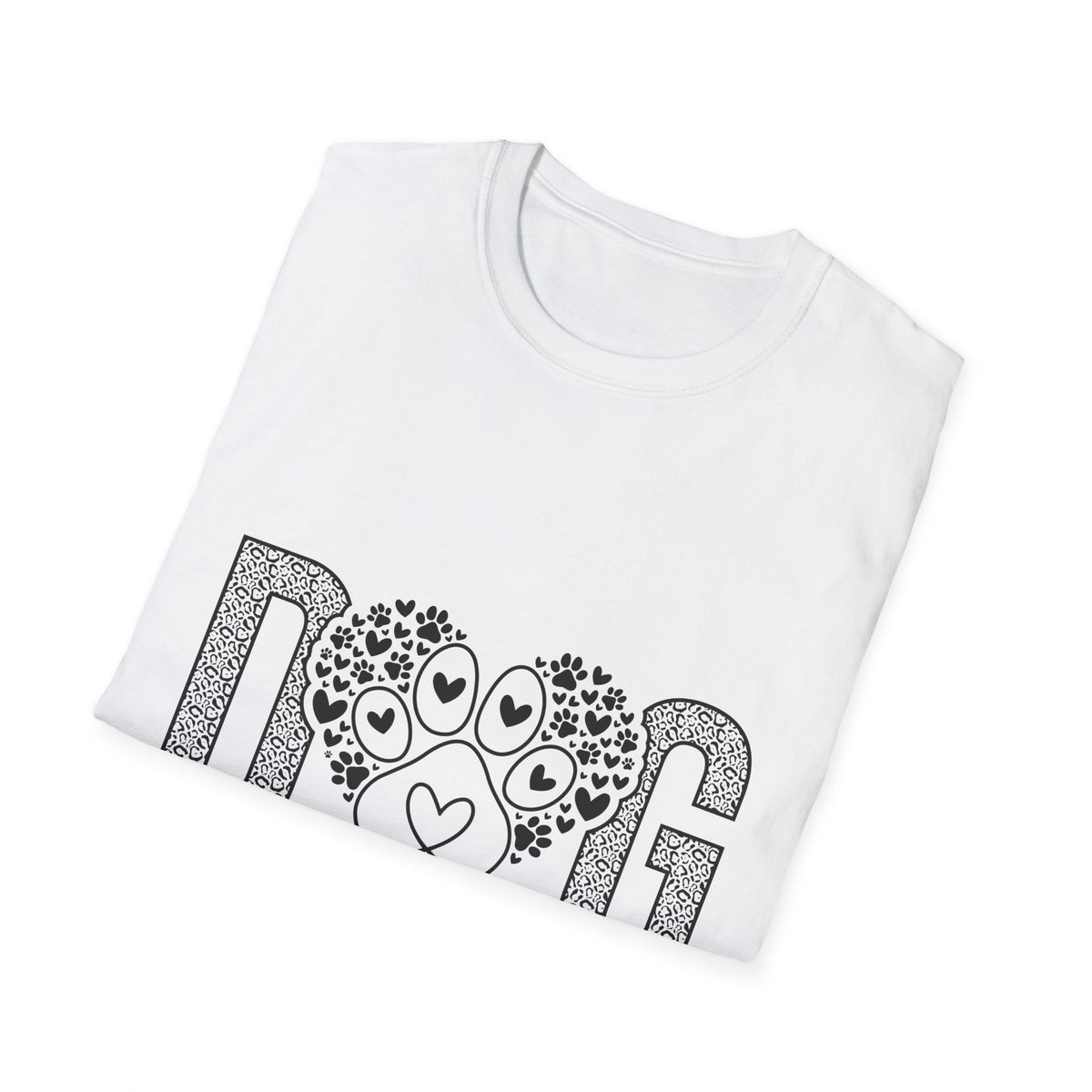 Dog Mama heart paw graphic T-Shirt | Pet lover tee