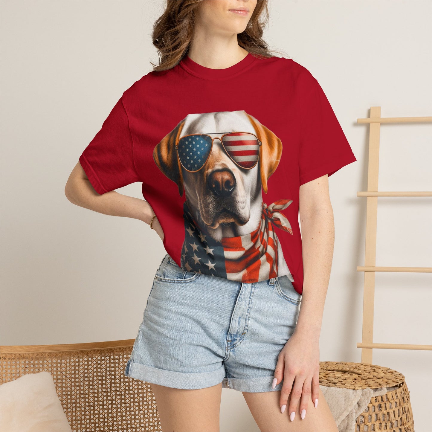 4th of July Dog Breed Shirt T-shirt | Patriotic American Flag Dog Tee