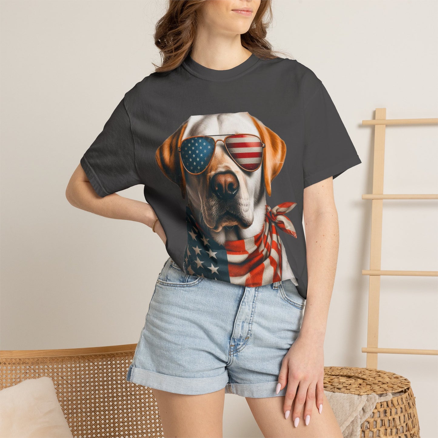 4th of July Dog Breed Shirt T-shirt | Patriotic American Flag Dog Tee