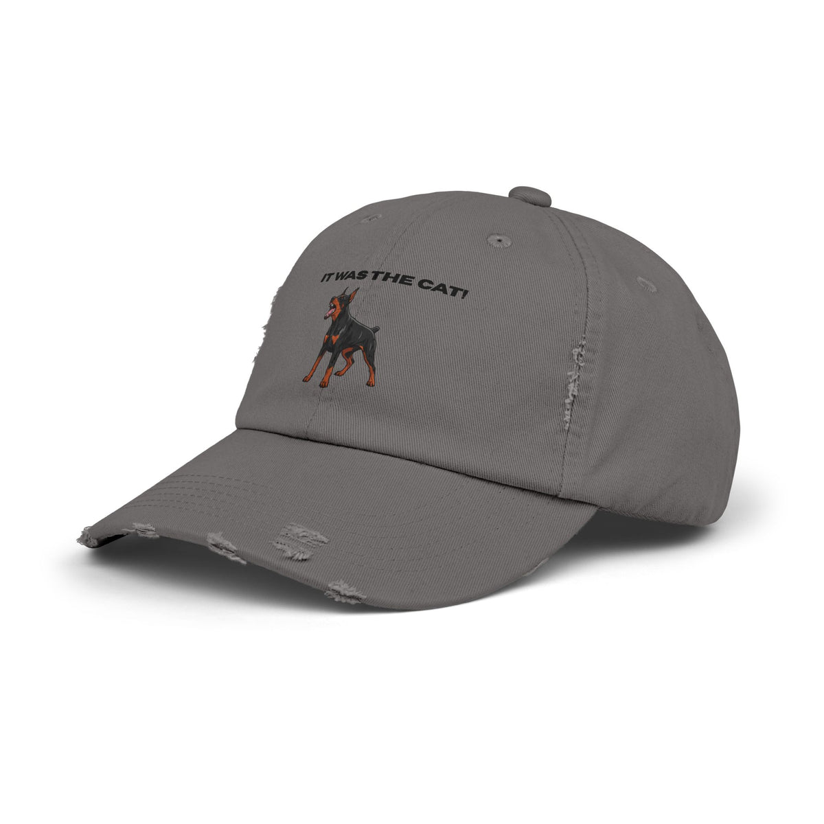 It was the Cat! | Distressed Baseball Hat