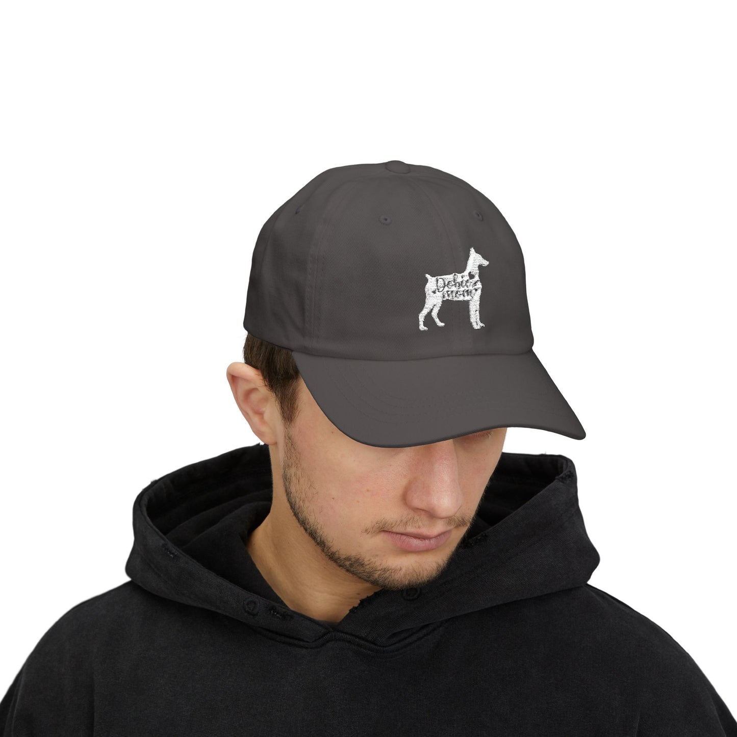 Doberman Mom Embroidered Hat — Classic Cap for Dog Moms