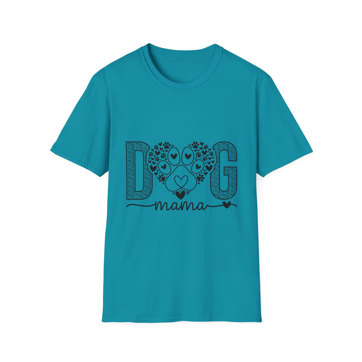 Dog Mama heart paw graphic T-Shirt | Pet lover tee