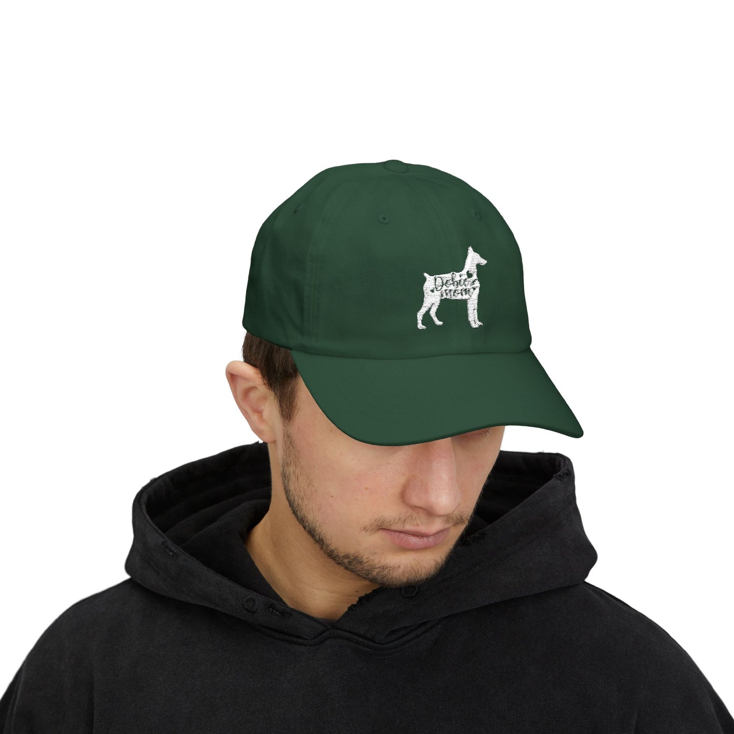 Doberman Mom Embroidered Hat — Classic Cap for Dog Moms