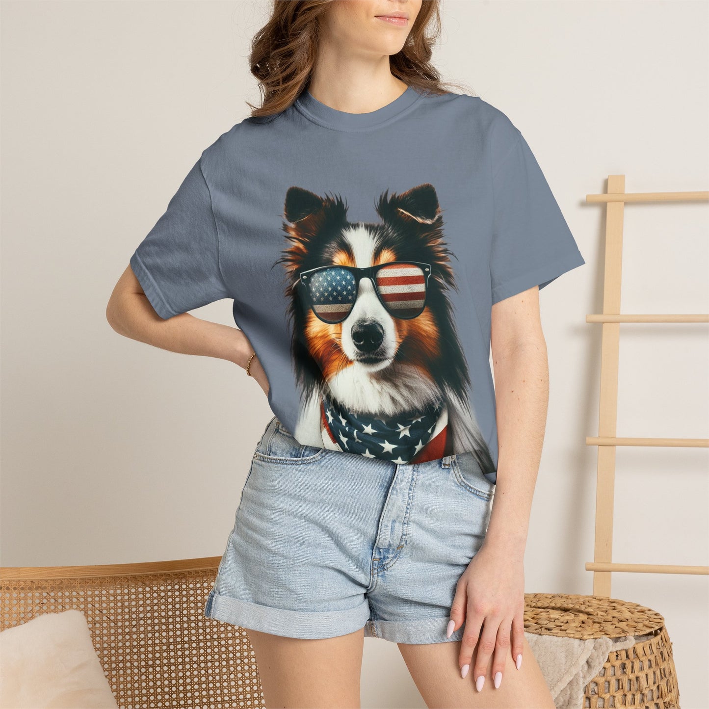 4th of July Dog Breed Shirt T-shirt | Patriotic American Flag Dog Tee