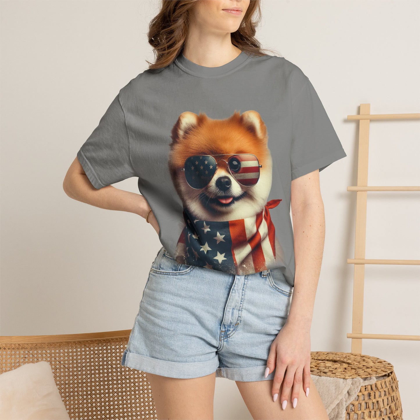 4th of July Dog Breed Shirt T-shirt | Patriotic American Flag Dog Tee