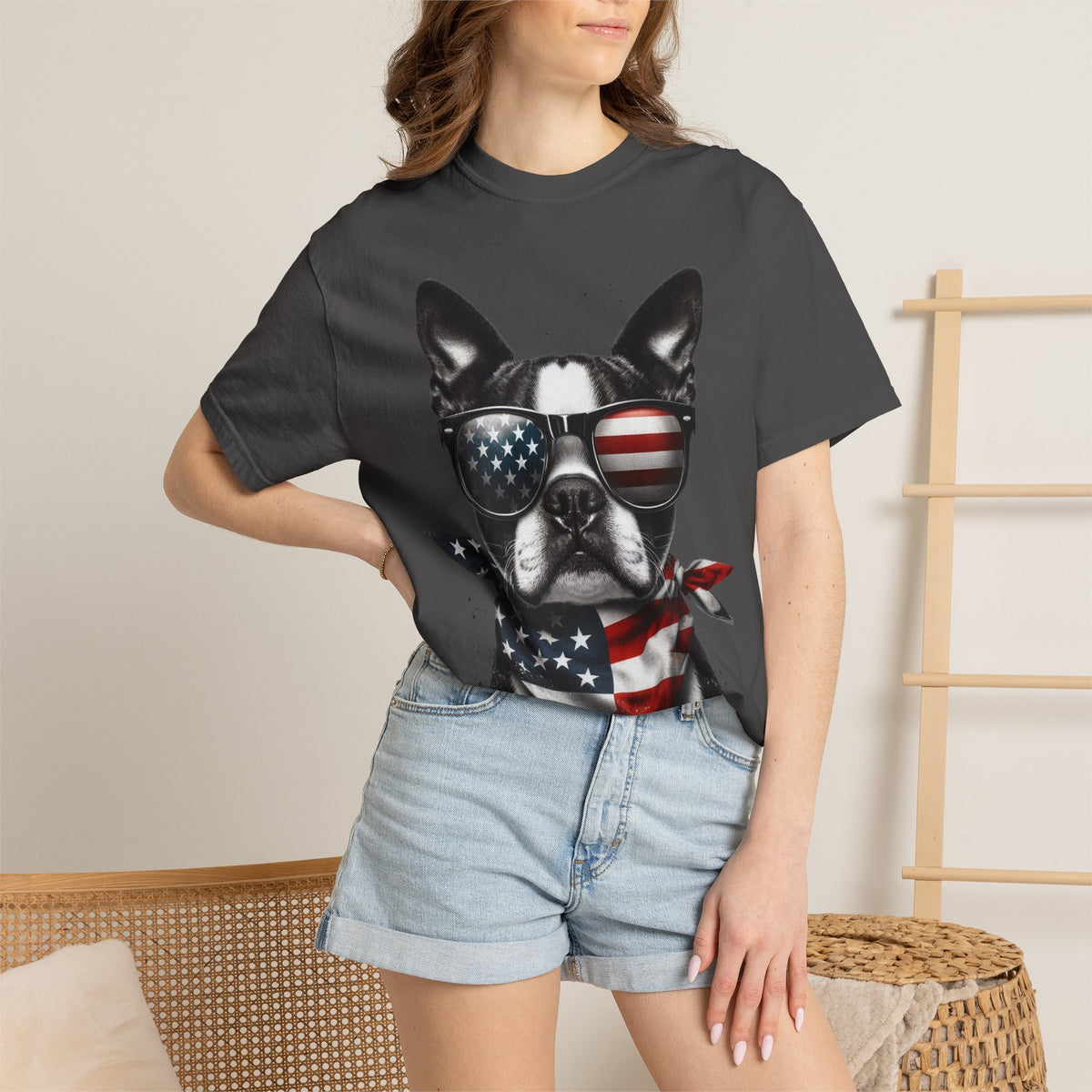4th of July Dog Breed Shirt T-shirt | Patriotic American Flag Dog Tee
