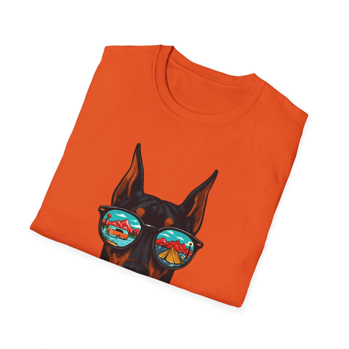 Doberman with Sunglasses T-Shirt | Doberman Art, Summer Vibes