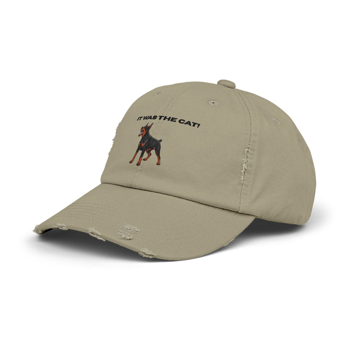 It was the Cat! | Distressed Baseball Hat